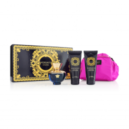 Versace Dylan Blue Pour Femme Eau de Parfum 100ml Spray 4 Pieces Set