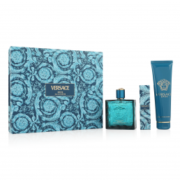 Versace Eros Eau de Parfum 100ml Spray 3 Pieces Set