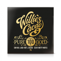 Willie's Cacao Sur Del Lago Pure Gold 100% Chocolate 50g