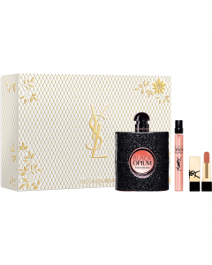 Yves Saint Laurent Black Opium Eau De Parfum 90ml Spray Gift Set