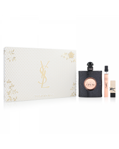 Yves Saint Laurent Black Opium Eau De Parfum 90ml Spray Gift Set